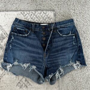 Abercrombie high rise Jean shorts